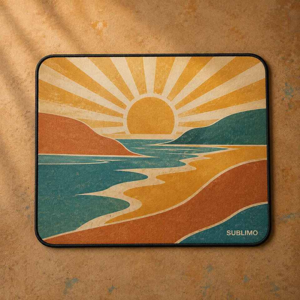 Mousepad: ejemplo ilustrativo de personalización Sublimo